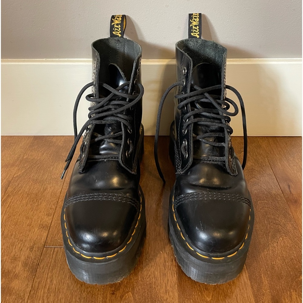 Dr Martens platform boots